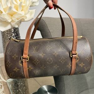 Louis Vuitton Brown Monogram Pouchette